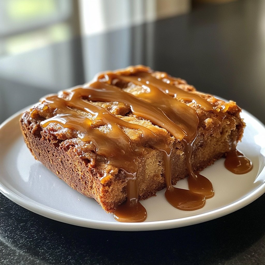 Bananenbrot mit Karamell
