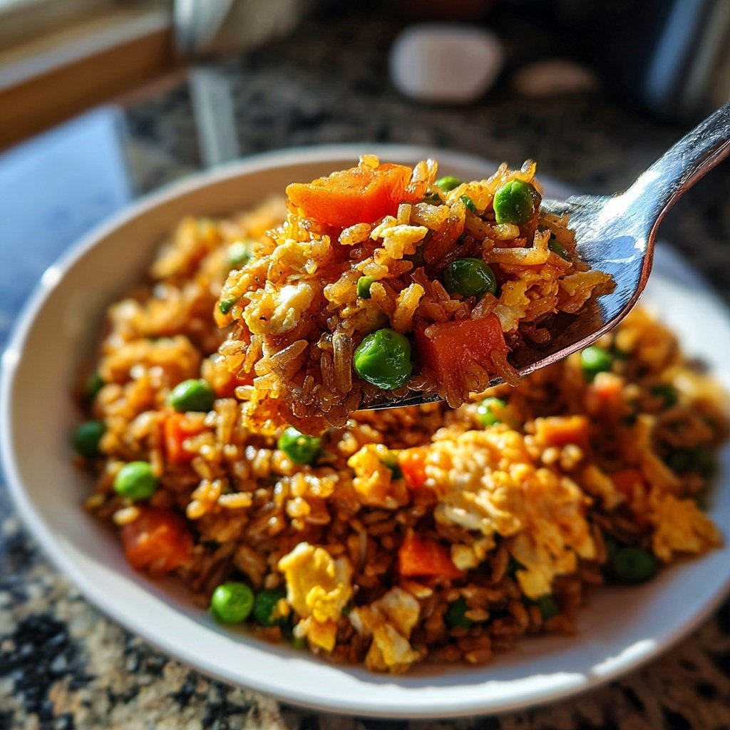 Gebratener Reis mit Sesamöl