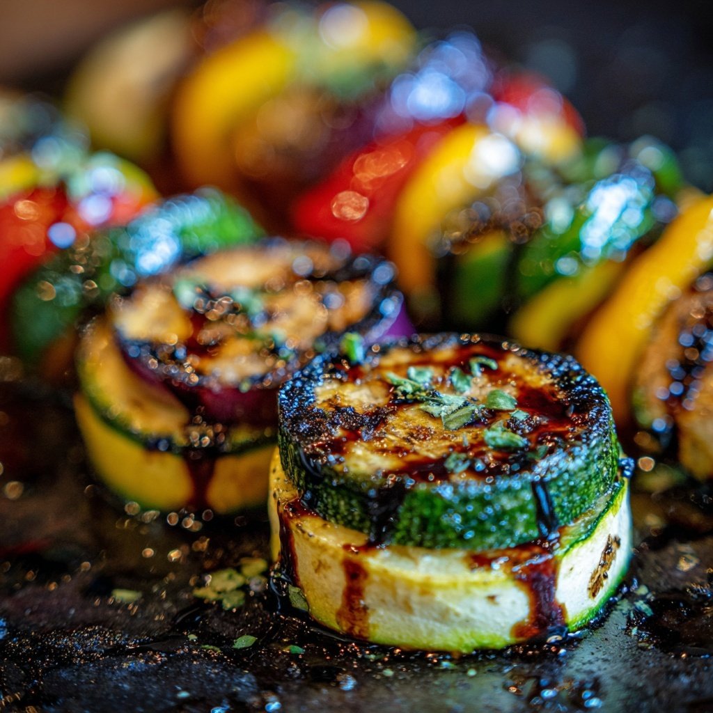 Gegrillte Gemüse Medaillons