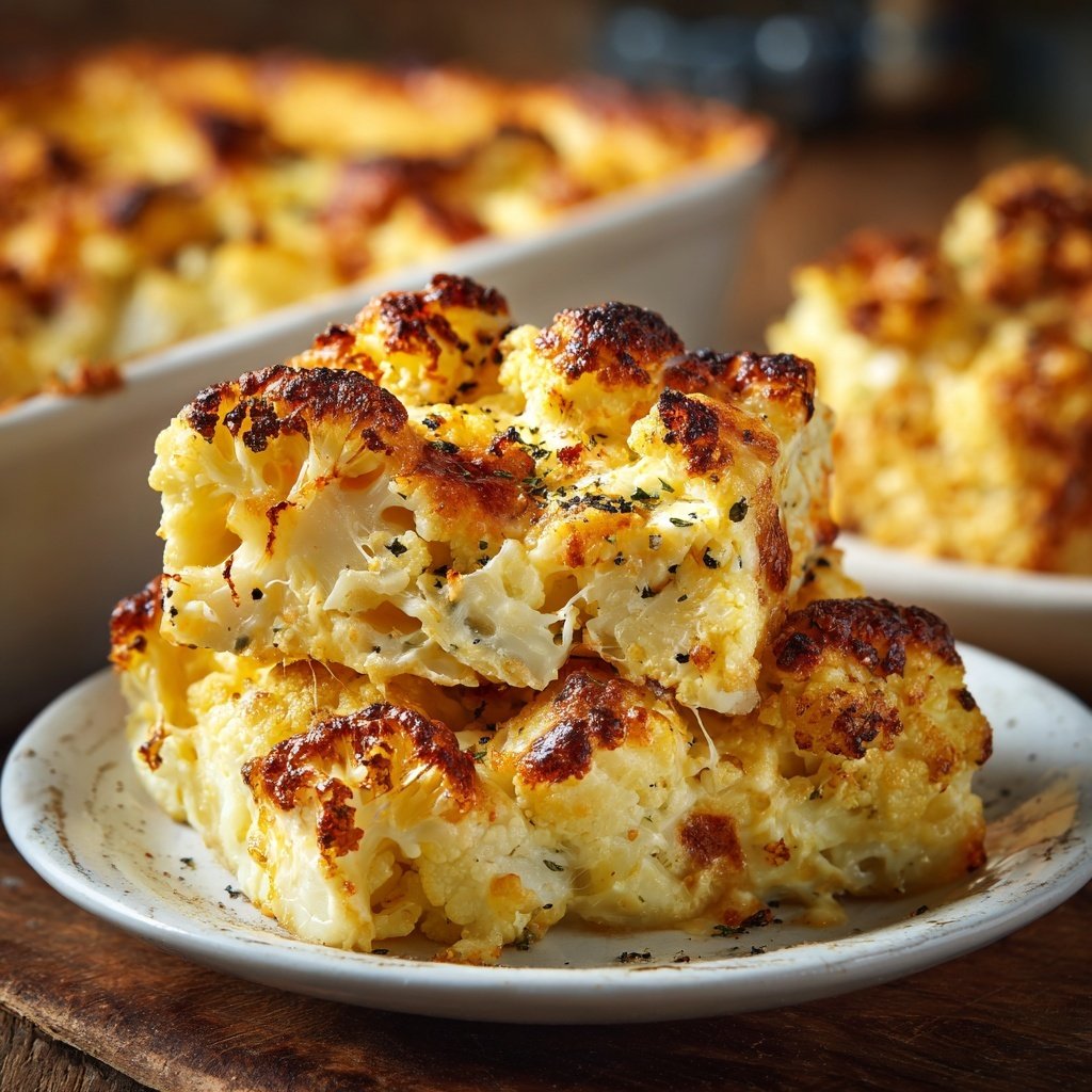 Blumenkohl Auflauf Low Carb