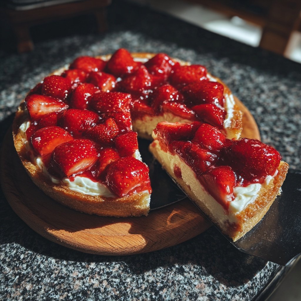 Erdbeerkuchen Mit Quark Creme