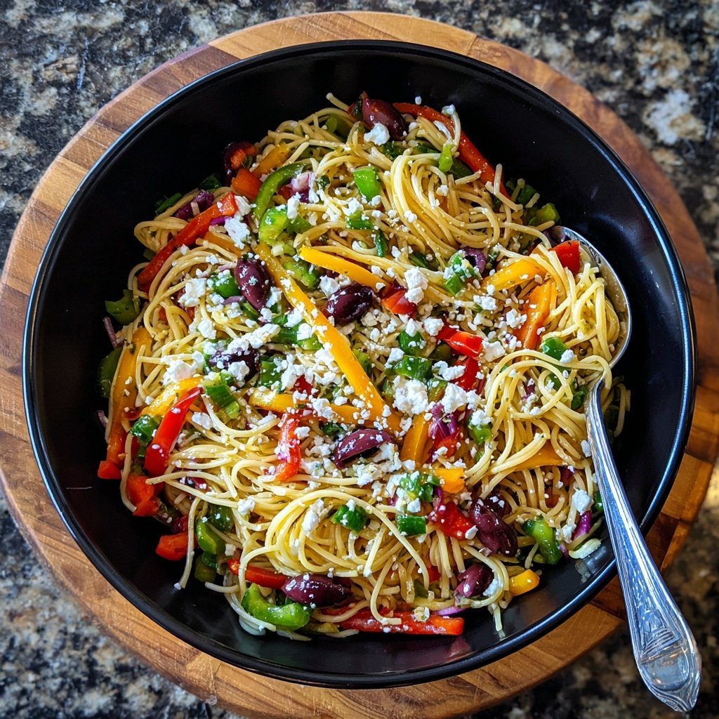 Mediterraner Nudelsalat Mit Sellerie