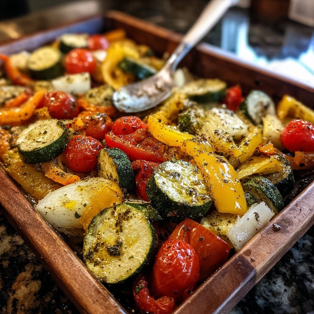 Kalorienarme Ofenpfanne Mit Gemüse