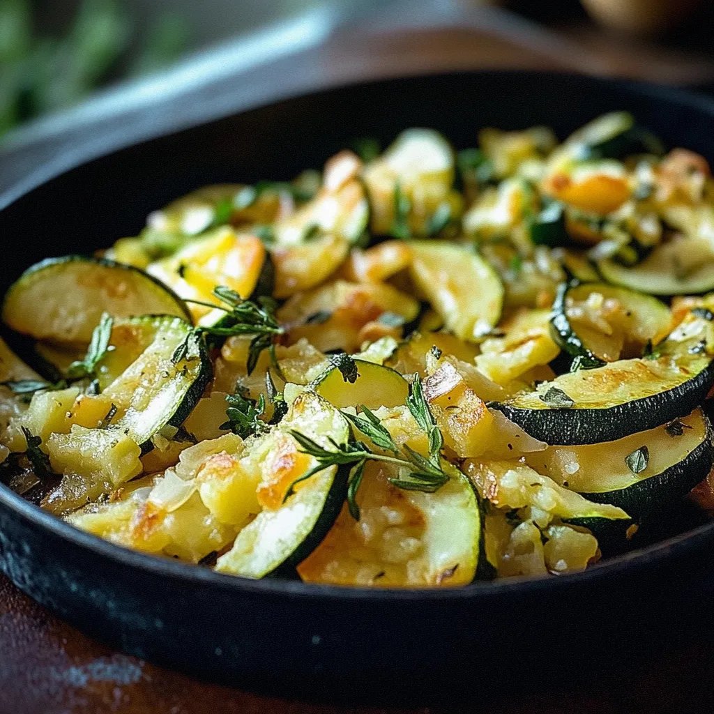 Zucchini-Reis-Pfanne
