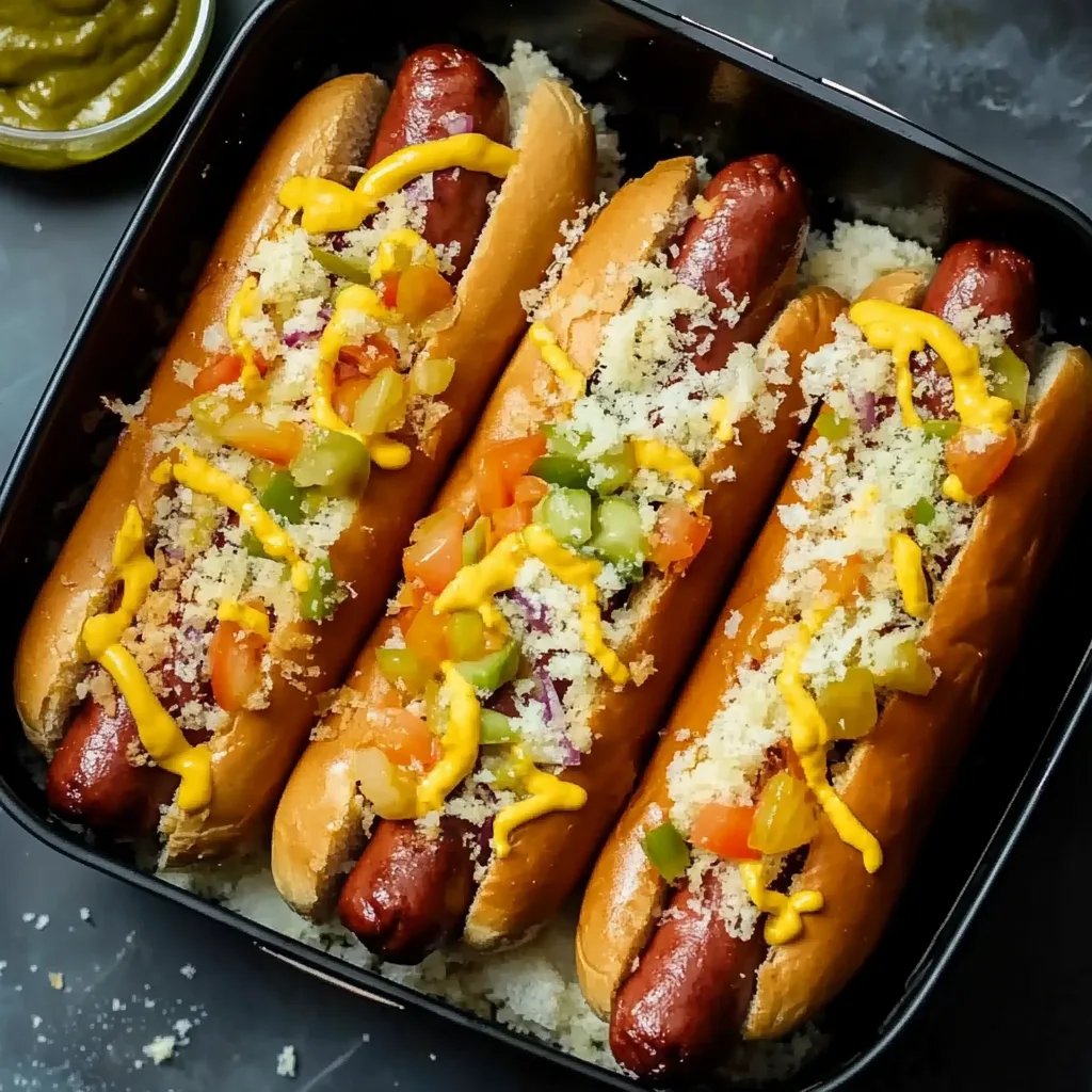 Air Fryer Hotdogs