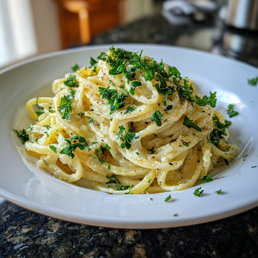 Schnell & Einfach 15-Minuten Knoblauchpasta