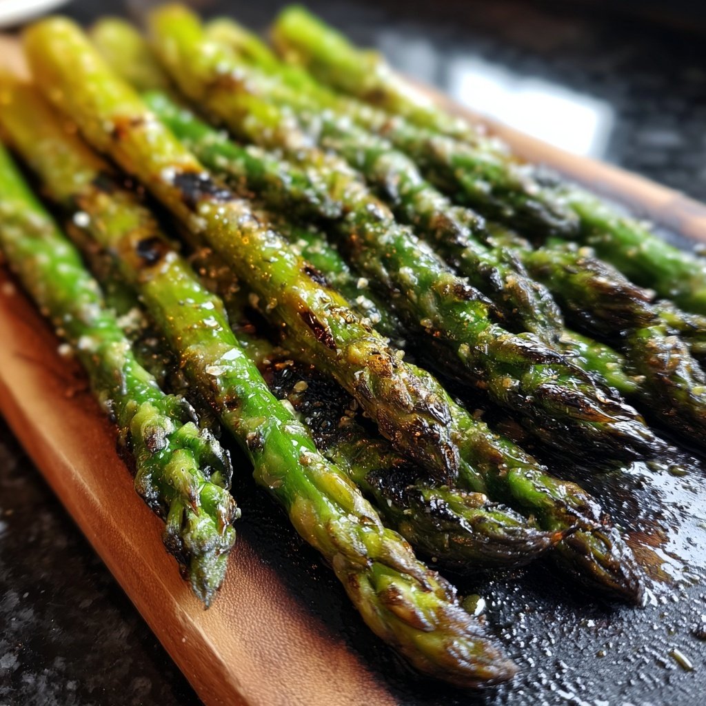 Gegrillte Spargel Stangen