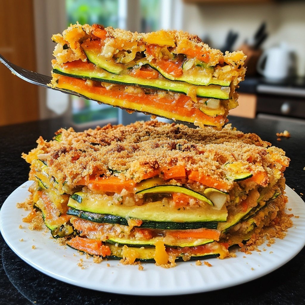 Gemüseauflauf mit Zucchini