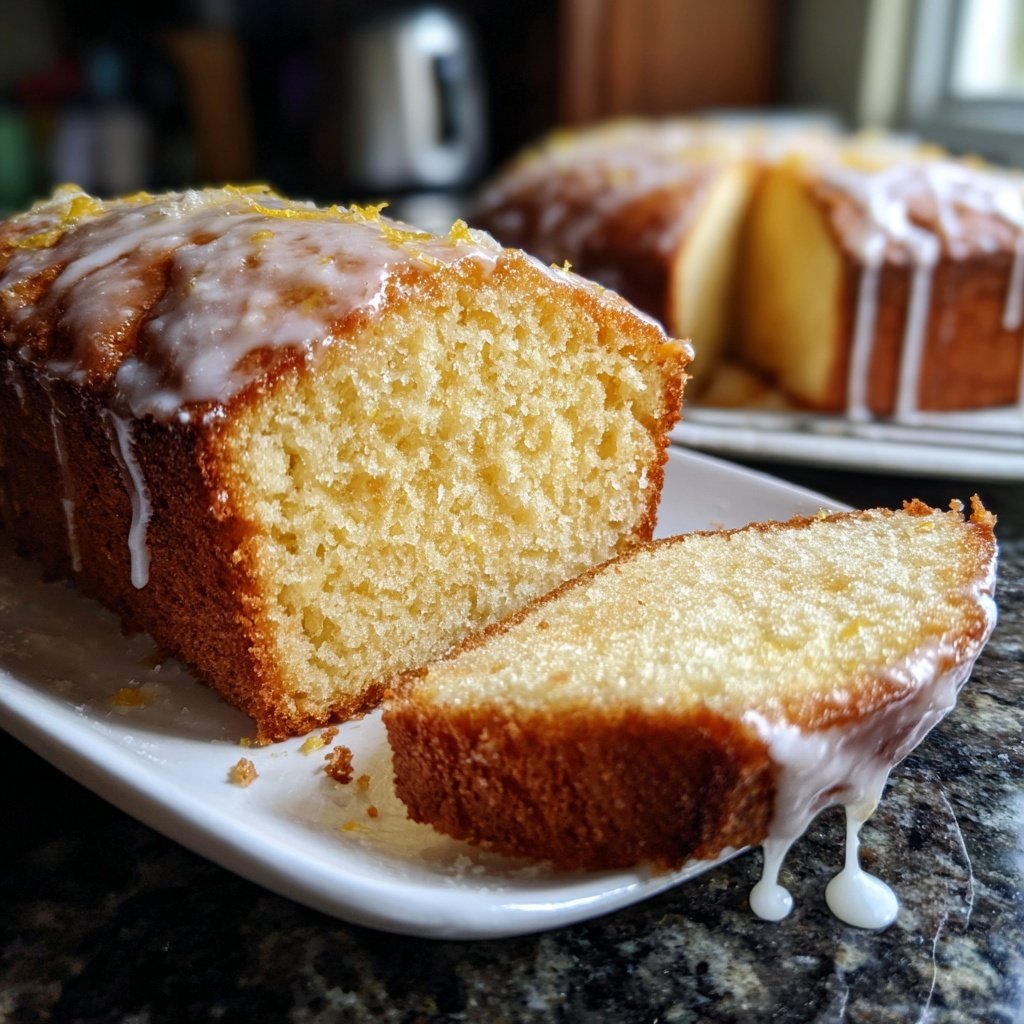 Zitronenkuchen mit Öl