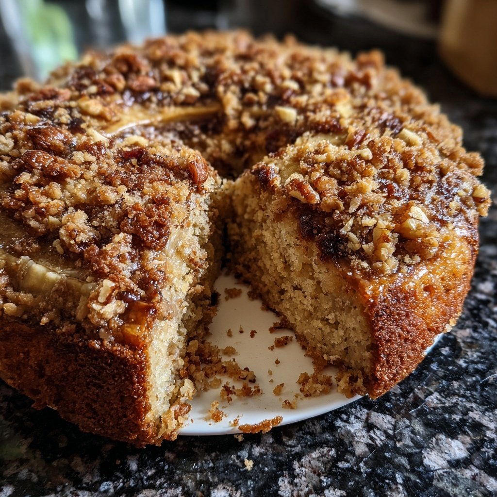 Bananenkuchen mit Nussstreuseln