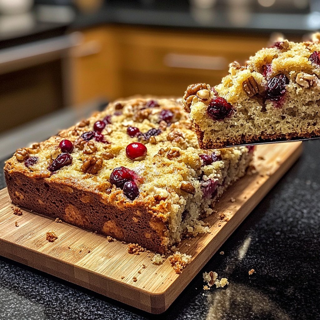 Einfaches Cranberry-Bananen-Nussbrot
