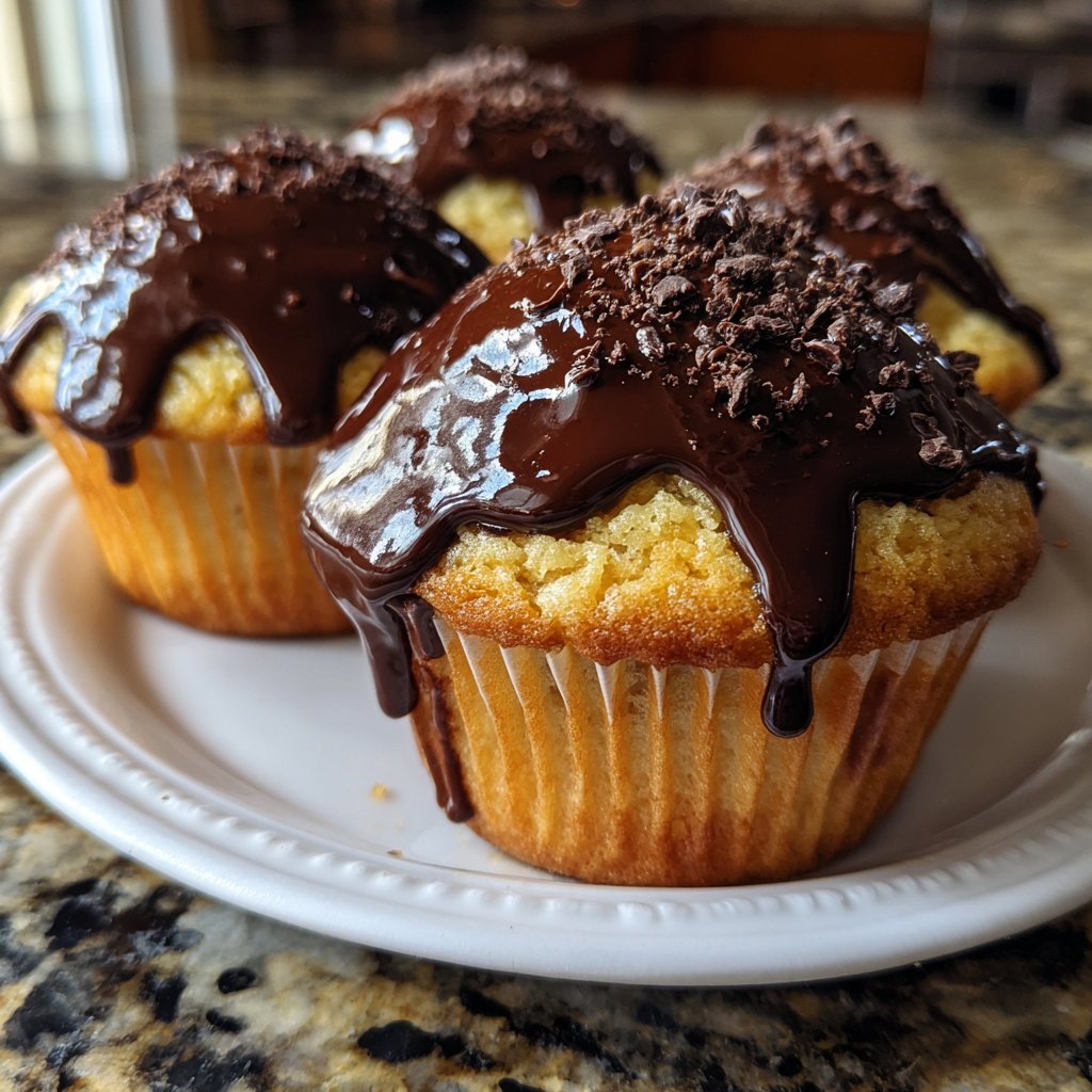 Cupcakes mit Schokofüllung