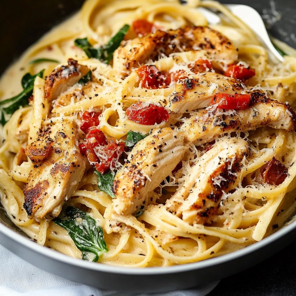 Tuscan Chicken Pasta